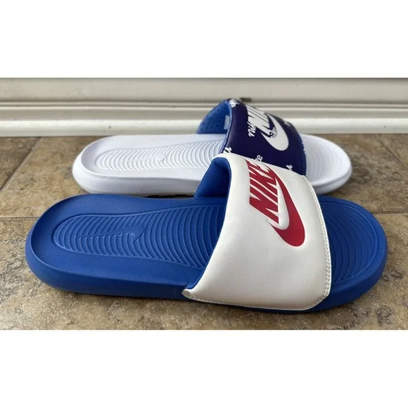 Nike Shoes Nike Mens Victori One Slides Multicolors Mismatch